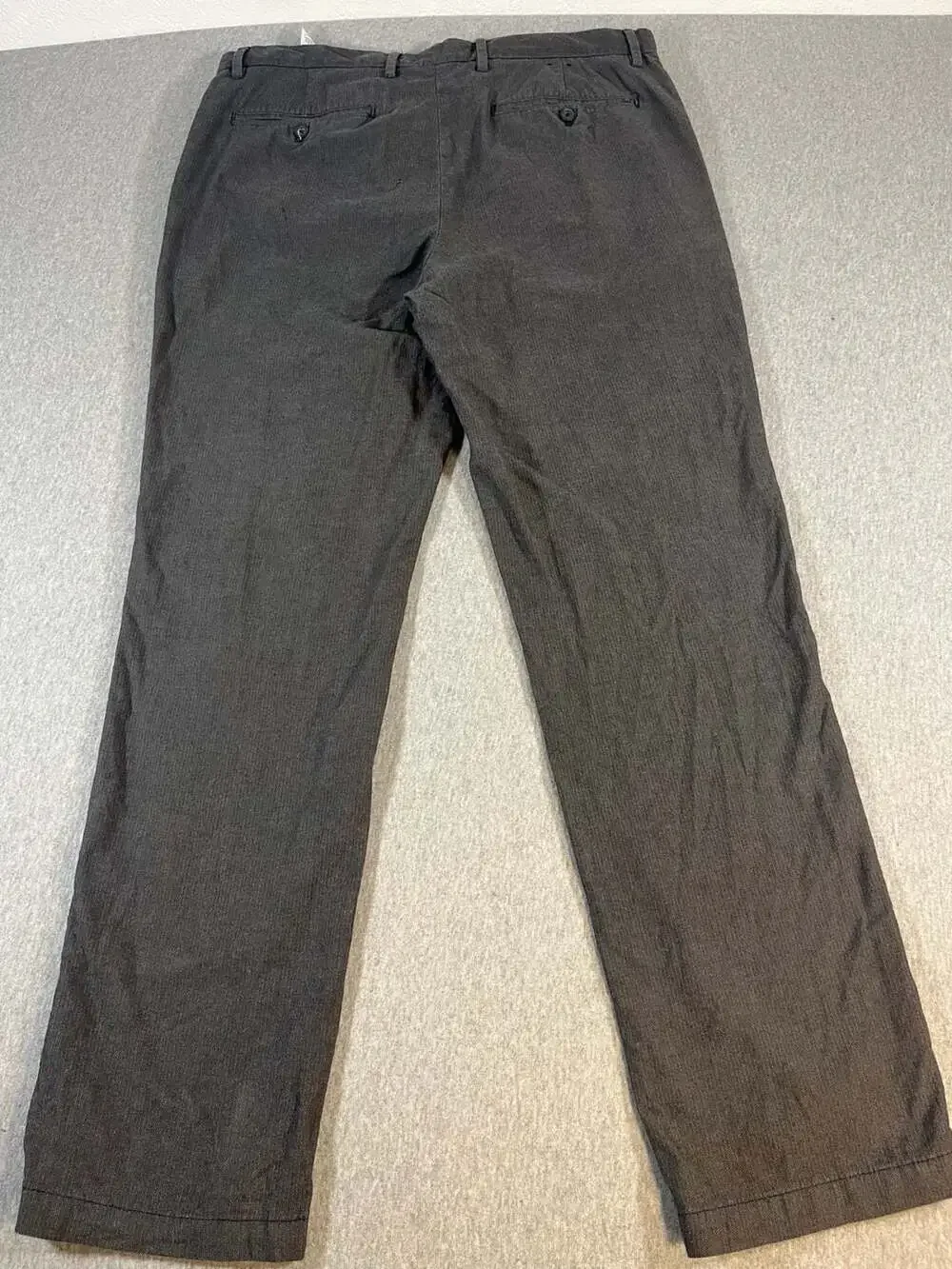 Banana Republic Aiden Fit Gray Herringbone Chino Pants Men’s 35x32(31)